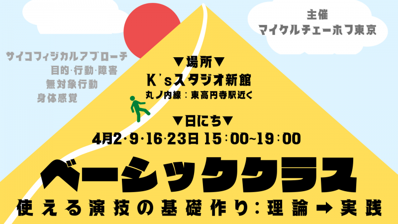 演技の基礎を理論と実践で学ぶ「ベーシッククラス」