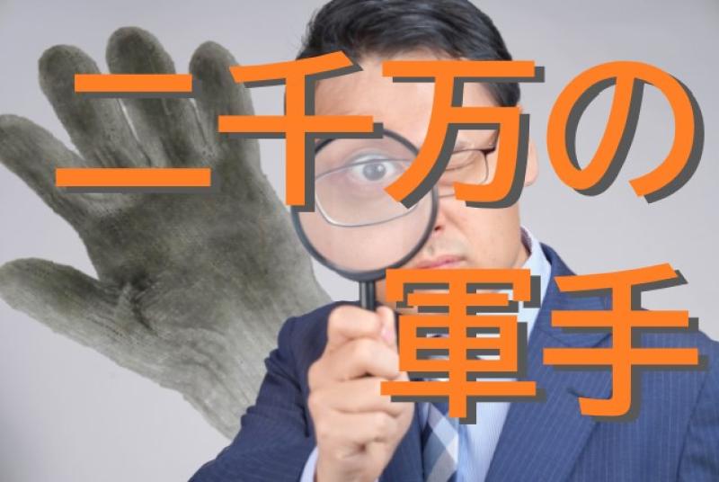 「【まじで？】オークションで二千万円で落札された「片方しかない汚い軍手」の謎を調べるよう依頼された探偵役」を募集します！ / SNS動画広告の出演者募集