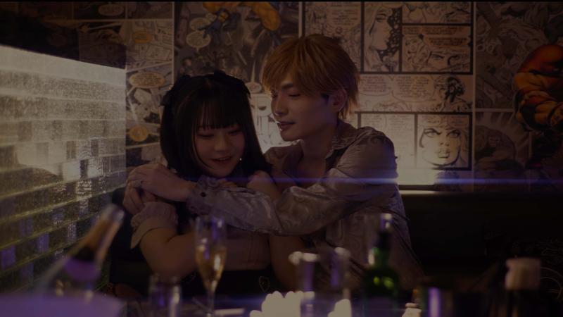 ホストを題材にした縦型tiktokドラマ