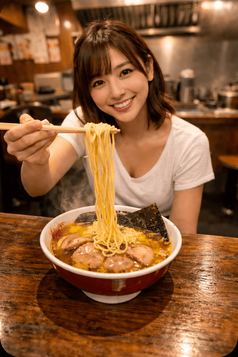 ラーメンやうどん、蕎麦などの麺好き、ガチ中華好きの女性大歓迎！
