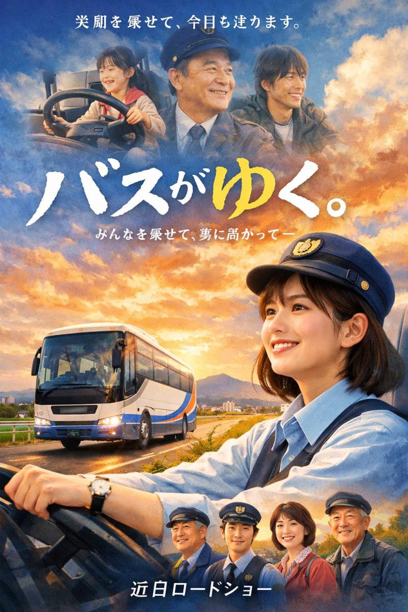 映画「バスがゆく」主人公の父親役　４０歳後半～５０歳後半　募集