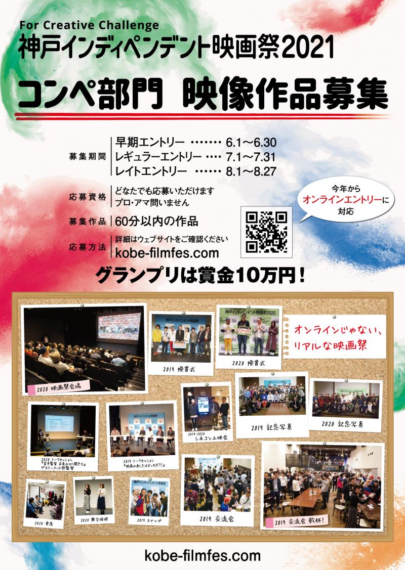 神戸インディペンデント映画祭2021【コンペ作品募集】 サブ画像