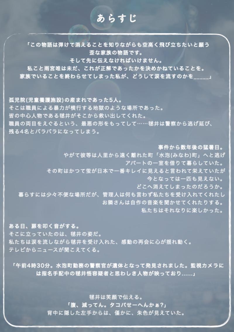 【全役ステージギャランティ制（チケットノルマ無し）】SUPERNOVA stage004 『泡沫の空に光を飛ばした（仮題）』メイン（主人公含む）キャストオーディション サブ画像