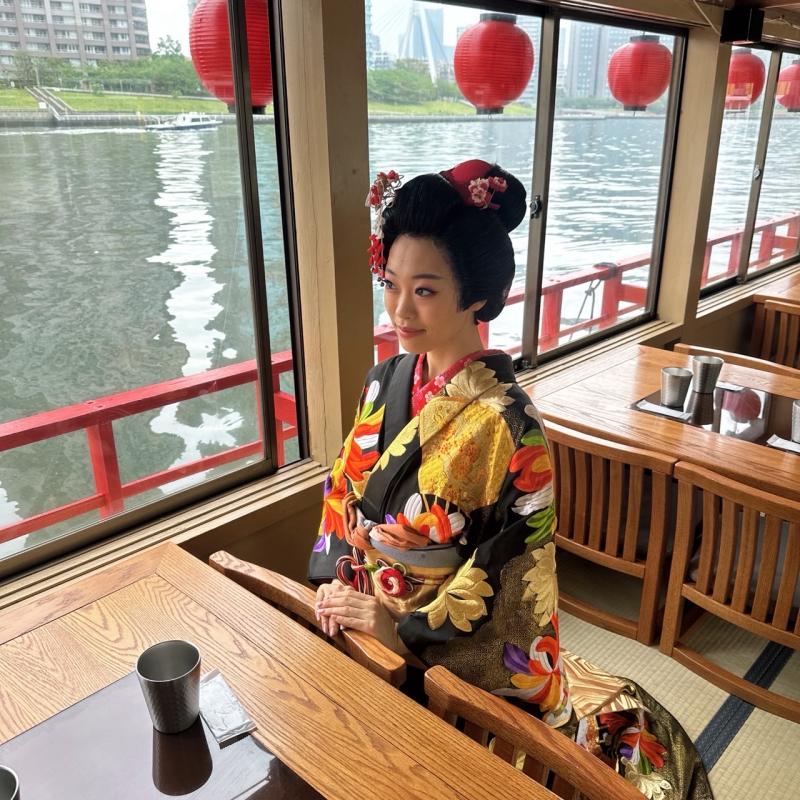 日本の伝統的な屋形船での舞妓(ダンサー)募集 サブ画像