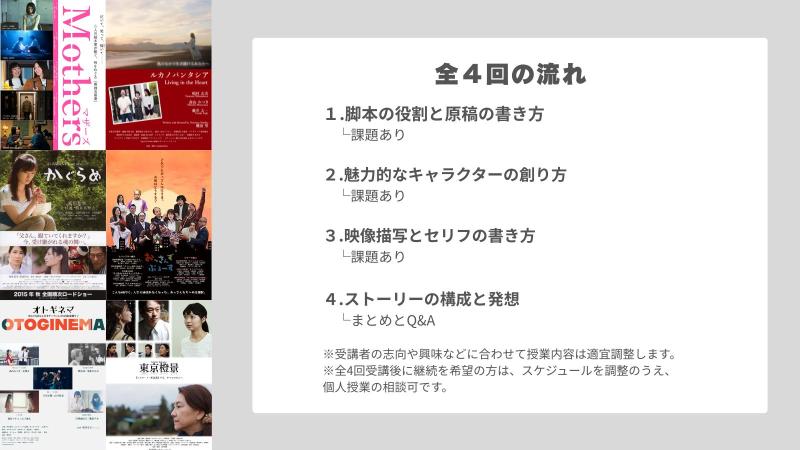 締切8/5【カフェで開催】初心者向け脚本教室《８月度募集》限定３名 サブ画像